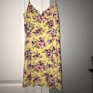 Yellow Floral Dress